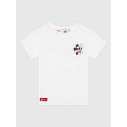adidas Тишърт Disney Mickey And Friends HF7576 Бял Regular Fit