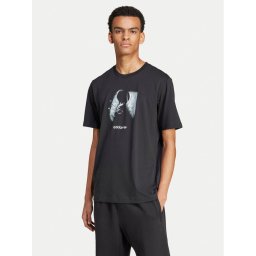 adidas Тишърт Supply Street IY3431 Черен Regular Fit