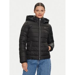Tommy Jeans Зимно яке Basic DW0DW18311 Черен Slim Fit