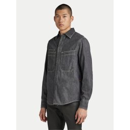 G-Star Raw дънкова риза Nimes D23009-D540 Сив Regular Fit