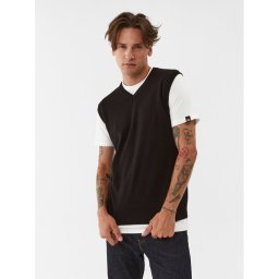 United Colors Of Benetton Пуловер 1002U400L Черен Regular Fit