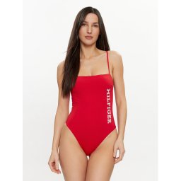 Tommy Hilfiger Бански костюм UW0UW05306 Червен