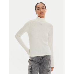 Tommy Jeans Поло Essential DW0DW19686 Екрю Regular Fit