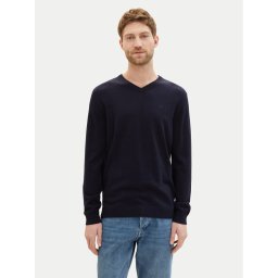 Tom Tailor Пуловер 1038427 Тъмносин Regular Fit