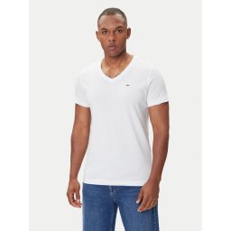 Tommy Jeans Тишърт DM0DM04410 Бял Regular Fit