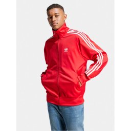 adidas Суитшърт adicolor Classics IJ7060 Червен Loose Fit