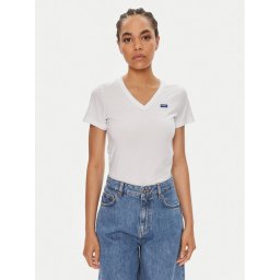 Hugo Тишърт Classic 50513667 Бял Regular Fit