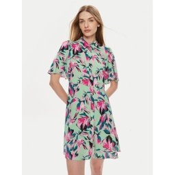 YAS Рокля тип риза Savanna 26029347 Зелен Regular Fit