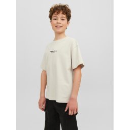 Jack & Jones Junior Тишърт Vesterbro 12242827 Бежов Loose Fit