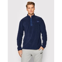 Reebok Полар Outerwear GR8963 Тъмносин Slim Fit
