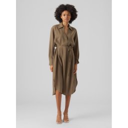 Vero Moda Ежедневна рокля Chris 10292485 Зелен Regular Fit