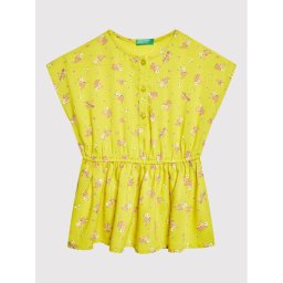 United Colors Of Benetton Лятна рокля 49RUGV008 Зелен Regular Fit