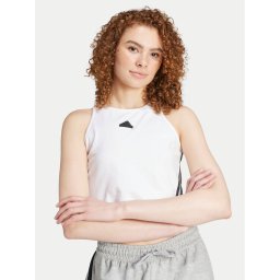adidas топ Future Icons 3-Stripes IW5201 Бял Slim Fit