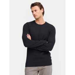 Blend Пуловер 20717257 Черен Regular Fit
