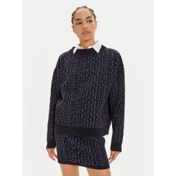 Patrizia Pepe Пуловер 2K0268 K210 Тъмносин Regular Fit
