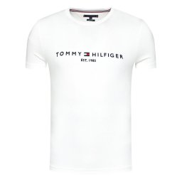 Tommy Hilfiger Тишърт Core Logo Tee MW0MW11465 Бял Regular Fit