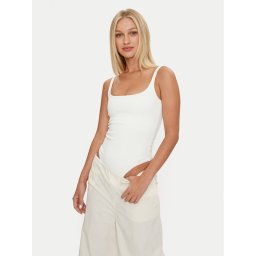 Reebok Боди Bodysuit 100200750 Бял Slim Fit