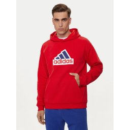 adidas Суитшърт Future Icons Badge of Sport IS8338 Червен Regular Fit