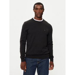 Tommy Hilfiger Пуловер Essential MW0MW14748 Черен Regular Fit