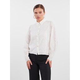 YAS Риза 26030708 Бял Regular Fit
