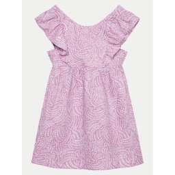 United Colors Of Benetton Лятна рокля 4YP7CV027 Виолетов Regular Fit