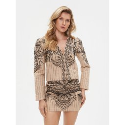 TWINSET Сако 232TP2670 Бежов Regular Fit