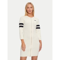 Guess Плетена рокля V4BK05 ZZ04U Екрю Regular Fit
