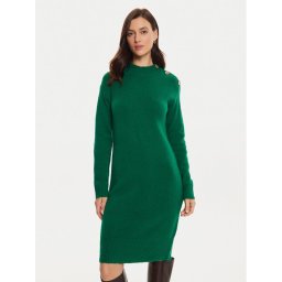 Tatuum Плетена рокля Anica T2320.204B Зелен Relaxed Fit