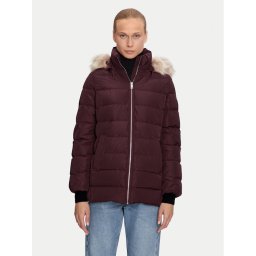 Tommy Hilfiger Пухено яке WW0WW43600 Виолетов Regular Fit