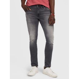 Guess Дънки Miami M2YAN1 D4Q52 Сив Skinny Fit