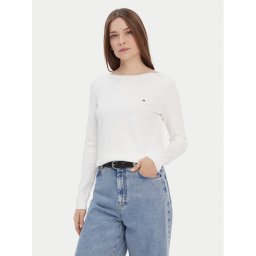 Tommy Hilfiger Пуловер WW0WW42050 Бял Regular Fit