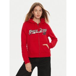 Guess Jeans Суитшърт W4BQ03 KC811 Червен Regular Fit
