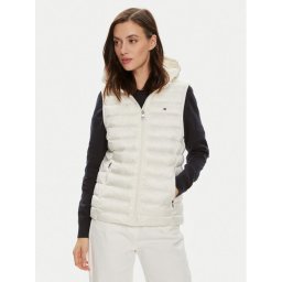 Tommy Hilfiger Жилетка за костюм Global Stripe WW0WW40779 Бял Regular Fit