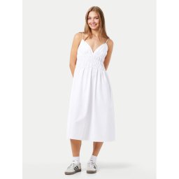 Noisy May Лятна рокля Ingrid 27030964 Бял Regular Fit