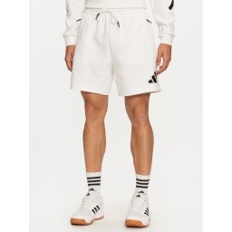 adidas Спортни шорти Z.N.E. JJ4893 Бял Regular Fit