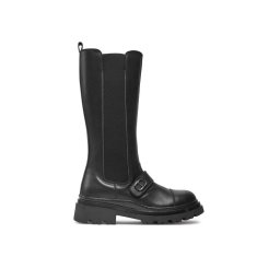 TWINSET Ботуши Chelsea 242GCJ S Черен