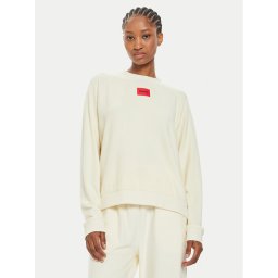 Hugo Пуловер Snoozie 50523414 Екрю Regular Fit