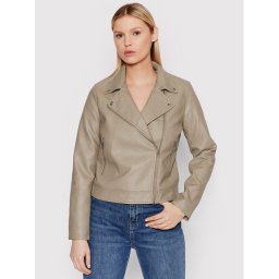 JJXX Яке от имитация на кожа Gail 12206262 Сив Regular Fit
