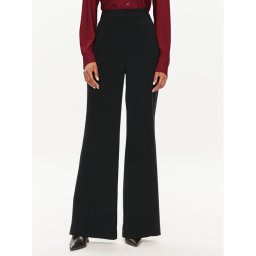 Calvin Klein Текстилни панталони K20K207155 Черен Wide Leg