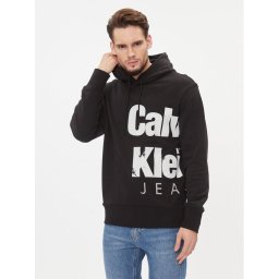 Calvin Klein Jeans Суитшърт J30J324108 Черен Regular Fit