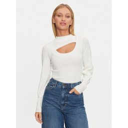 ONLY Поло 15331999 Бял Regular Fit