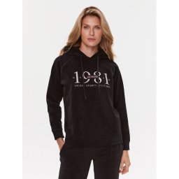 Guess Суитшърт Aleta V3BQ01 KBC00 Черен Regular Fit