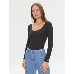 Guess Боди Chia V3BP22 KC450 Черен Slim Fit