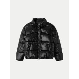 NAME IT Зимно яке 13231167 Черен Regular Fit
