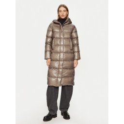 Hetregó Пухено яке Tara 8N728 Бежов Regular Fit