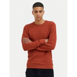 Blend Пуловер 20717257 Червен Regular Fit