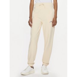 Hugo Долнище анцуг Easy 50509171 Бежов Relaxed Fit