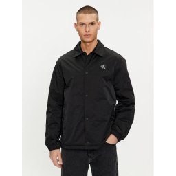 Calvin Klein Jeans Риза-яке Skater J30J325343 Черен Regular Fit
