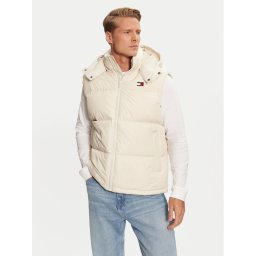Tommy Jeans Елек Alaska DM0DM19538 Бежов Regular Fit