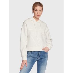 Guess Суитшърт New Alisa V2YQ08 K7UW2 Бял Relaxed Fit